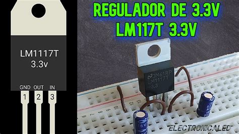 Regulador de 3 3 voltios LM1117T 3 3V Conexión y Funcionamiento YouTube