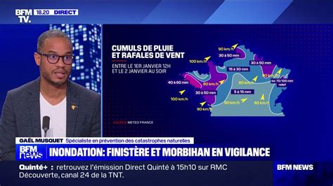 Bretagne le Finistère et le Morbihan placés en vigilance orange