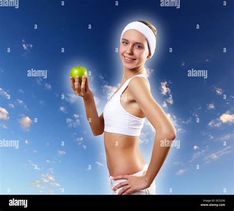 Sport and healthy food Stock Photo - Alamy