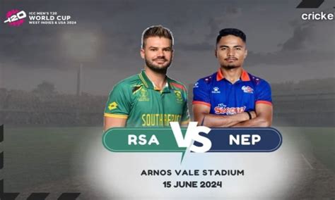 Sa Vs Nep Dream11 Prediction Match 31 Icc T20 World Cup 2024