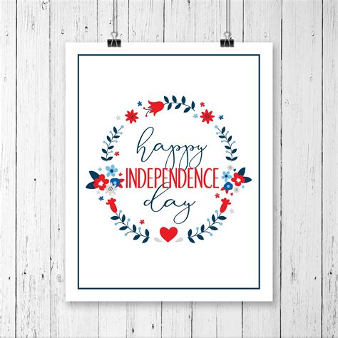 Independence Day Free Printable - Create Craft Love