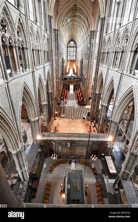 The View Looking Down To The Great West Door From The Queens Diamond