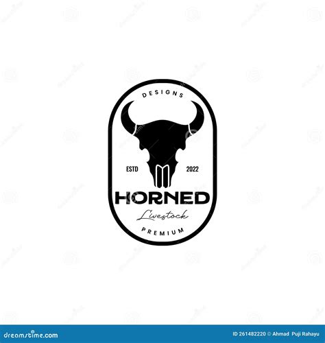 Head Cow, Livestock Farm And Cattle Breeding, Logo Design. Animal ...