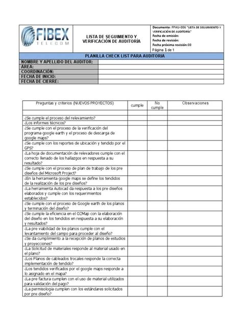 Planilla De Auditoría Tutorial Completa Y Ejemplos Auditoría Group