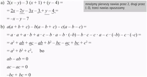 Mno Enie Jednomian W Przez Sumy Algebraiczne Matematyka Opracowania Pl