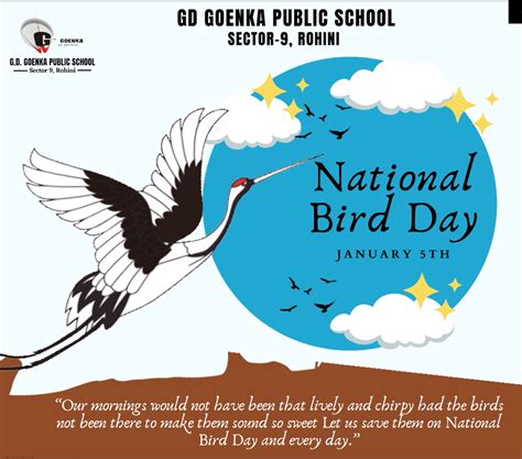 NATIONAL BIRD DAY - GD Goenka Rohini