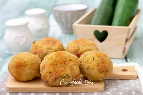 Polpette Di Riso E Zucchine Crocchette Senza Uova Gustose E Filanti