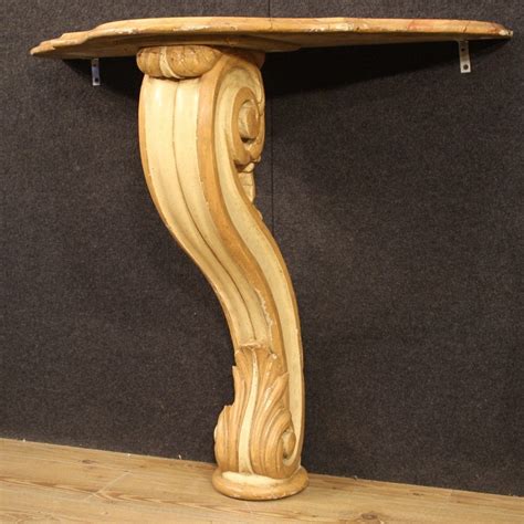 Proantic Console Italienne En Bois Laqu Et Peint Du Me Si Cle