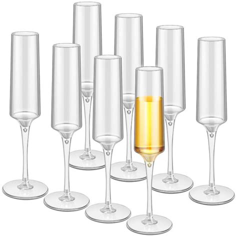 Acrylic Champagne Flutes