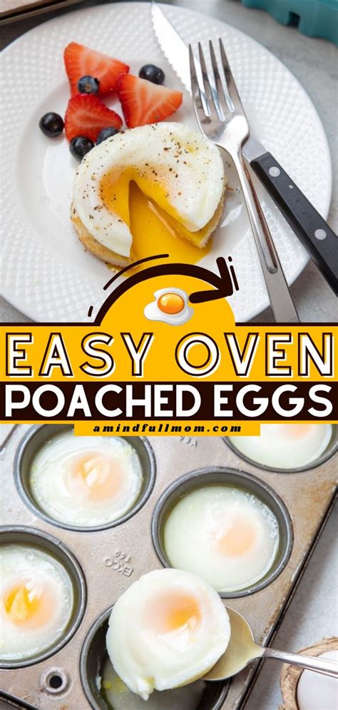 Oven Poached Eggs Poached Eggs Breakfast Brunch Breakfast Recipes Easy