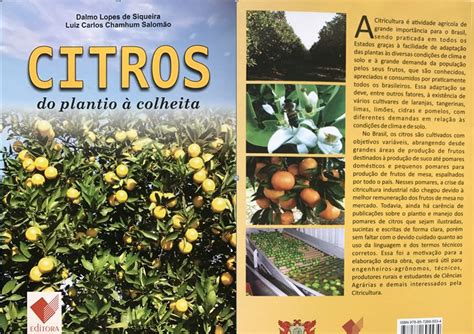 Livro Citros Do Plantio Colheita Agrolivros