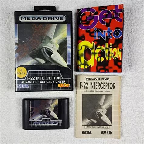 F 22 Interceptor Advance Tectoy Completo Mega Drive Faço 475