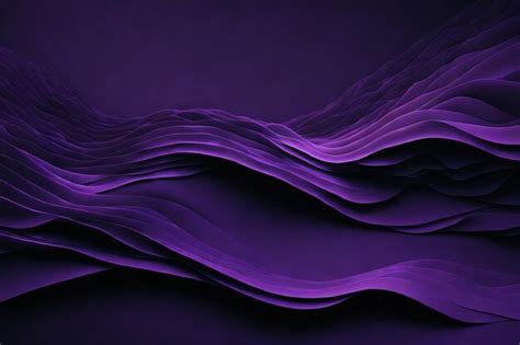 Premium AI Image | Abstract purple background Purple waves AI generated