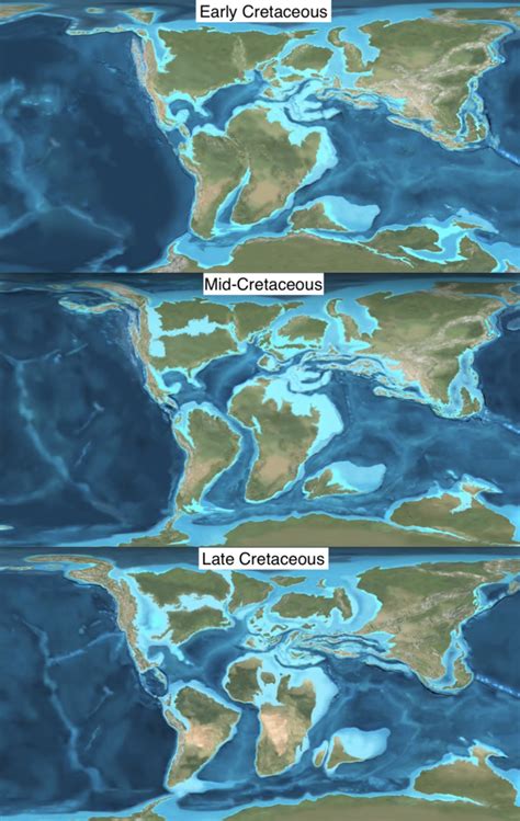 Cretaceous Period Map