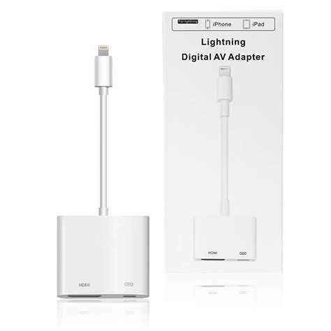 Apple MFi Certified Lightning To HDMI Adapter For Phone To TV