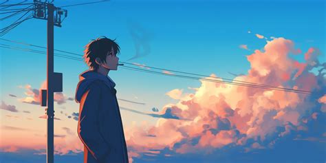 Chill Anime Wallpaper Anime Wallpapers Sky Sunset Noragami Haru