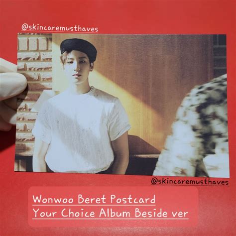 SEVENTEEN Your Choice Album Official Postcard Wonwoo Beret Hoshi Dangwa