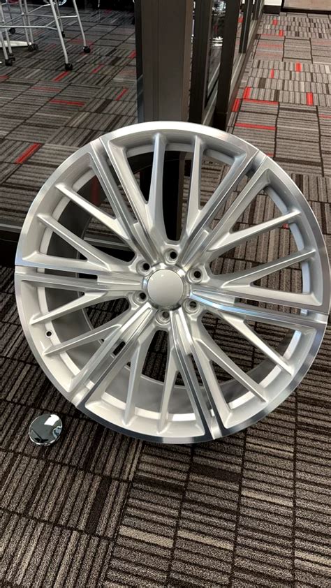 4 New ZL1 Truck Wheels 24x10 Oe Replica Wheels Gloss Silver 24 Chevy