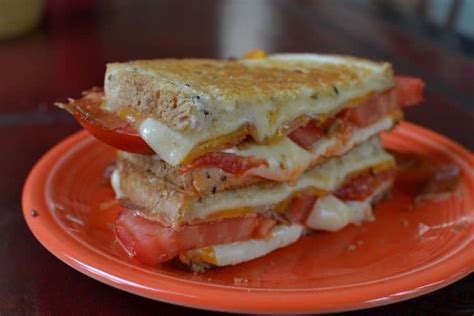 Bacon Tomato Grilled Cheese Small Town Woman