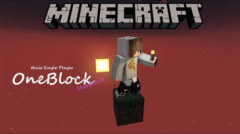 Minecraft Oneblock Skyblock Hardcore Der Start Youtube