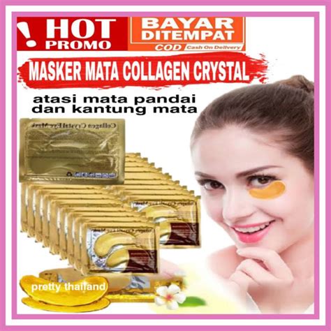 Jual Lembar Masker Mata Emas K Collagen Crystal Menghilangkan