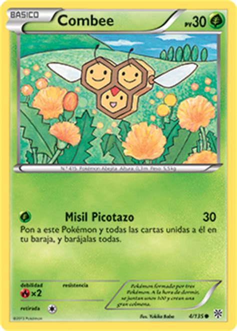 Combee Negro Y Blanco Tormenta Plasma Base De Datos De Cartas De