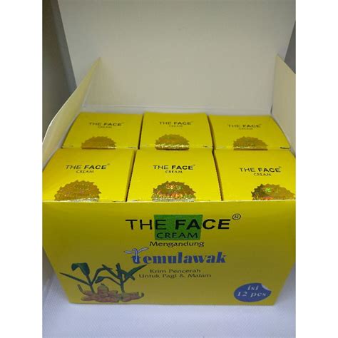 Jual Pcs The Face New Cream Temulawak Susun Original Bpom Day And