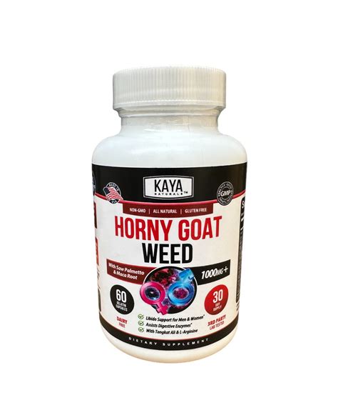 Horny Goat Weed Con Maca Capsulas Medishop Colombia