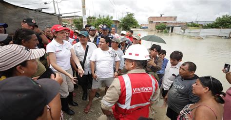 Lluvias En Piura Ministra De Vivienda Nosotros Desaguamos Pero La