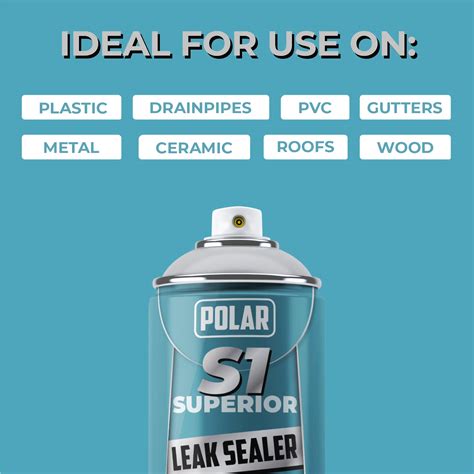 Polar S Superior Clear Leak Sealer Spray Ml Tough Waterproof