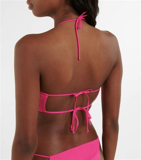 Nensi Dojaka Halterneck Bikini Top Nensi Dojaka