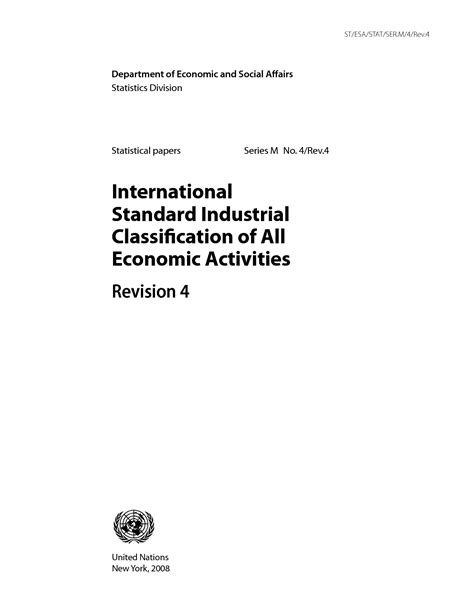 SOLUTION International Standard Industrial Classification Of All