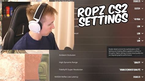 Ropz S Cs Video Settings Youtube