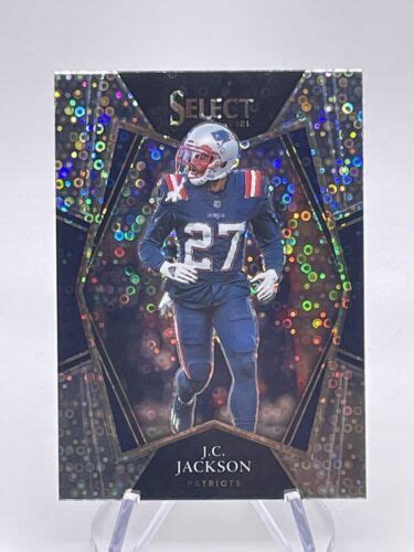 Panini Select Premier Level Silver Disco Jc Jackson Patriots