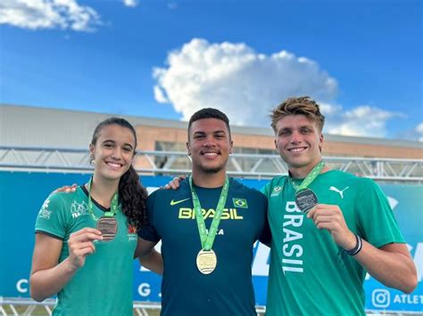 Três jaraguaenses sobem ao pódio no Brasileiro de Atletismo