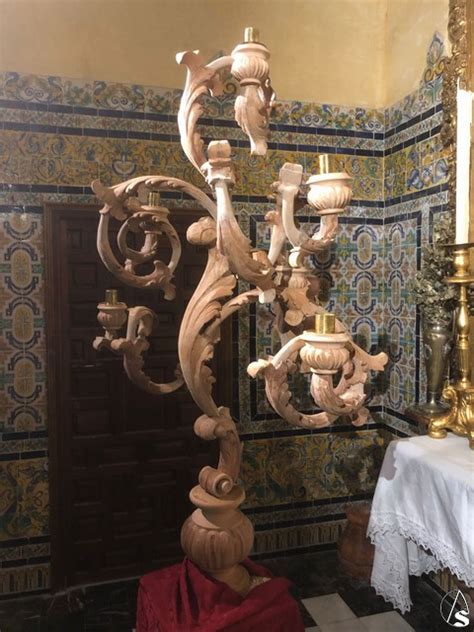 Paco Pardo Materializa Los Cuatro Nuevos Candelabros Para El Carmen De