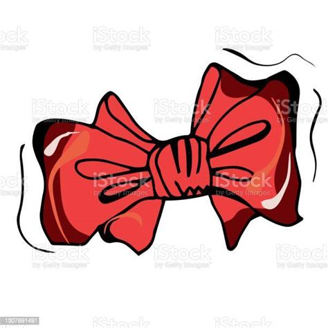 Red Bow Vector Illustration For Ts Congratulations Stock Illustration Download Image Now