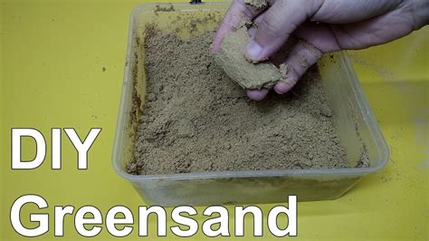 How To Make Green Sand For Metal Casting Youtube