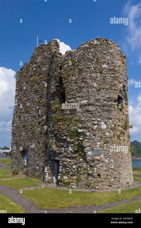 The tower of Tenby Castle on Castle Hill, Tenby, Pembrokeshire, Wales, UK Stock Photo - Alamy