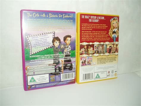 2 Bratz Dvds Passion 4 Fashion Diamondz Starrinand Stylin Ebay