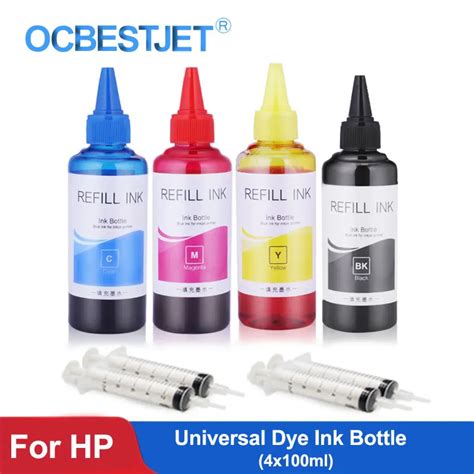 400ml Universal Dye Ink Bottle For HP 178 364 564 655 678 862 711 920