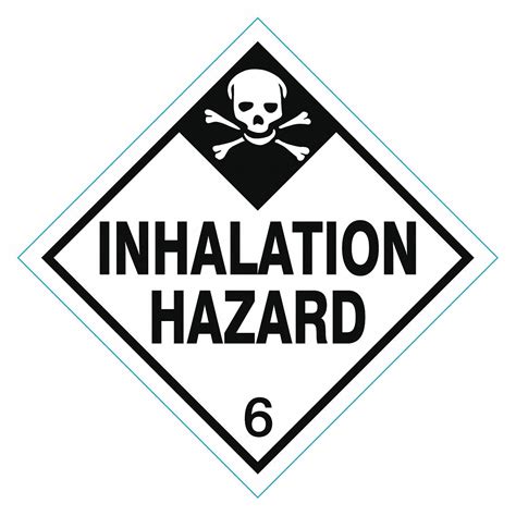 Inhalation Hazard In Label Wd Dot Container Label Wuk Wuk