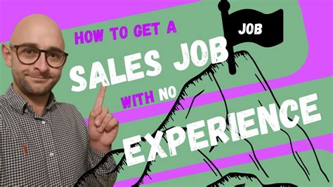 How To Get A Sales Job With No Experience Youtube