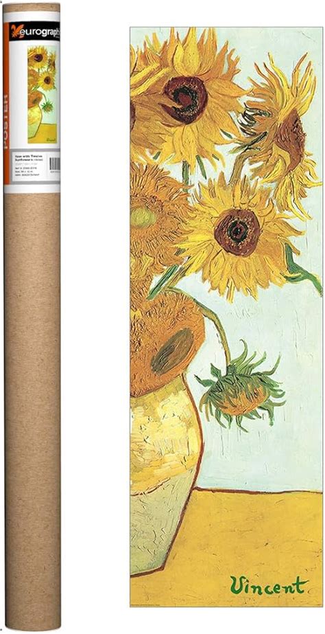 Palace Learning Sunflowers By Vincent Van Gogh Fine Art Poster Print