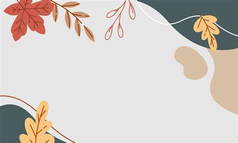Abstract Aesthetic Autumn Fall Minimalist Background 26776357 Vector