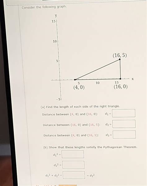 Solved Consider The Following Graph A Find The Length Of