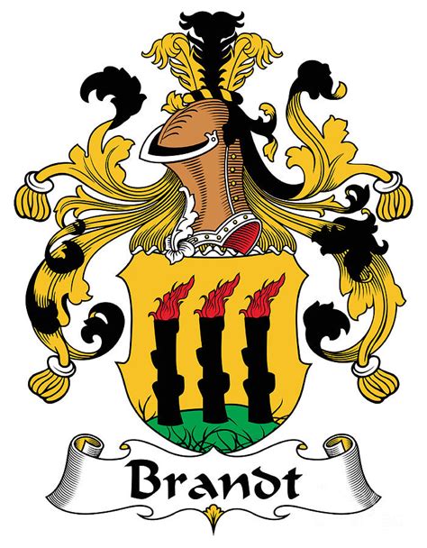 Brandt Coat Of Arms German Digital Art By Heraldry Pixels