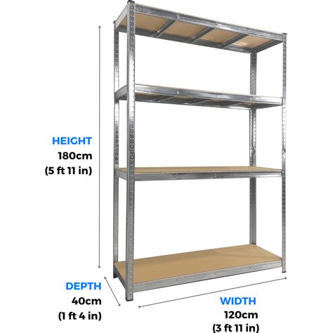 Galvanised Garage Shelving Units