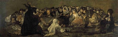 Lienzo Tela El Aquelarre Francisco Goya 1823 50 X 150 Cm 2 200 00