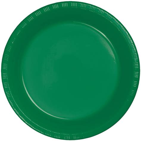 Green Premium Inch Plastic Plates Party At Lewis Elegant Party